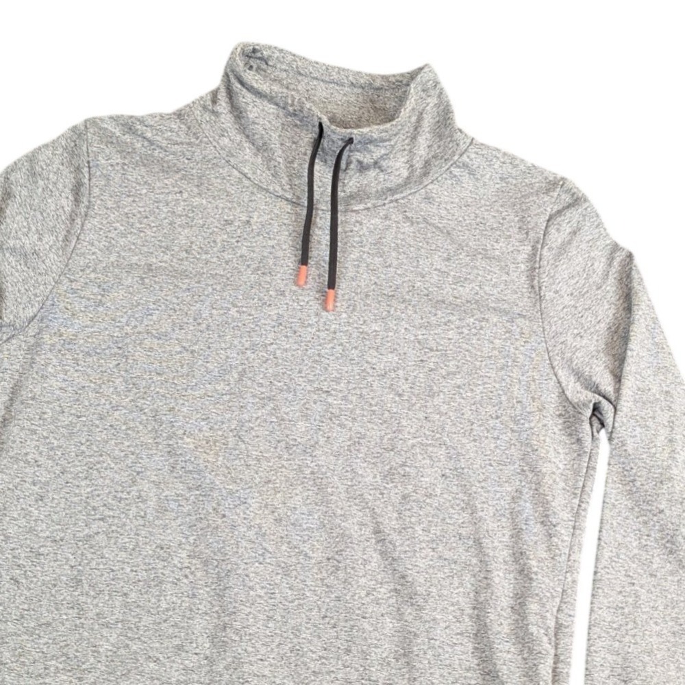 FootJoy Womens Heathered‎ Gray Funnel Neck Performance Golf Pullover Size Medium
